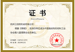 中国氟硅有机材料工业协会证书